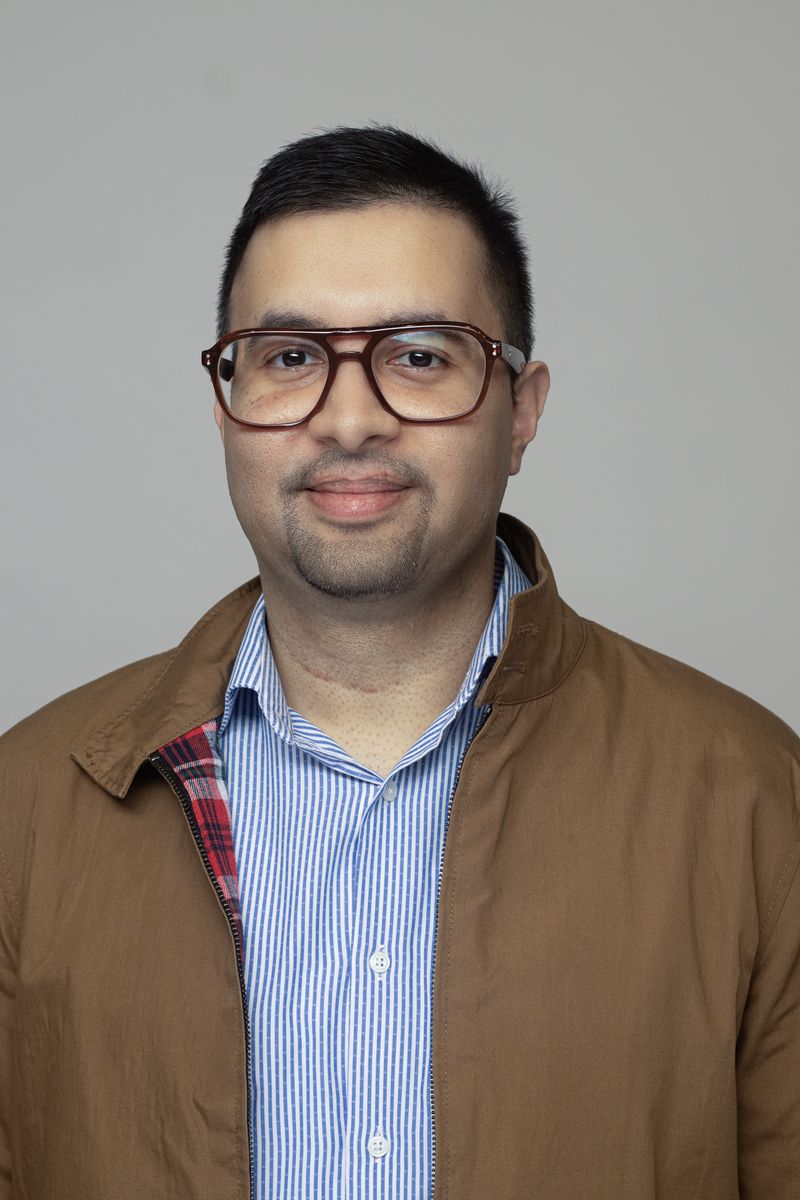 Man in glasses, business headshot